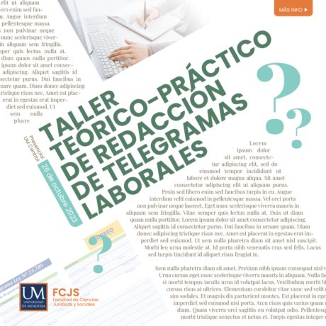 Taller teórico práctico de Redacción de Telegramas Laborales