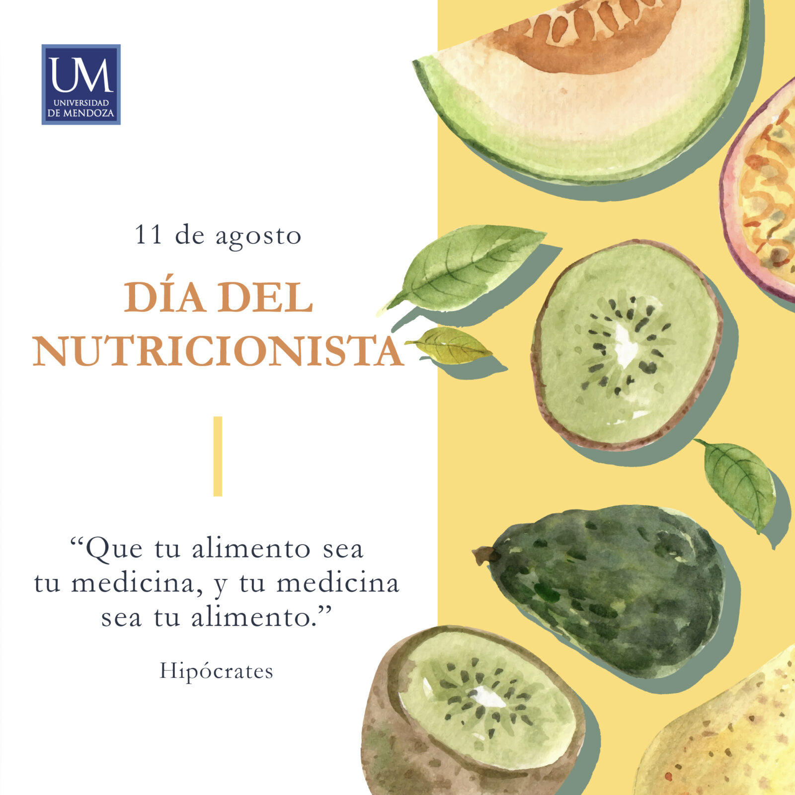 11 de agosto, Día del Nutricionista Universidad de Mendoza