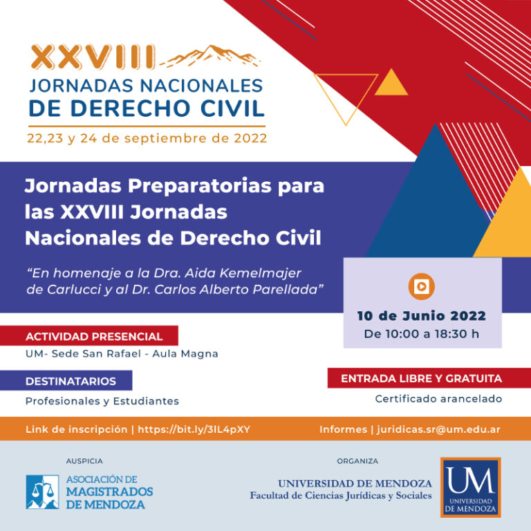 Jornadas Preparatorias para las XXVIII Jornadas Nacionales de Derecho