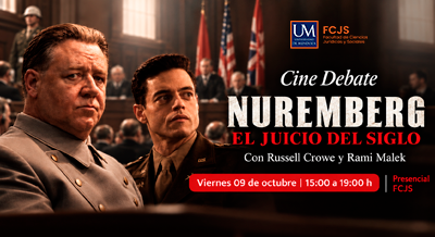 La FCJS invita al Cine Debate «Nuremberg: El juicio del siglo»
