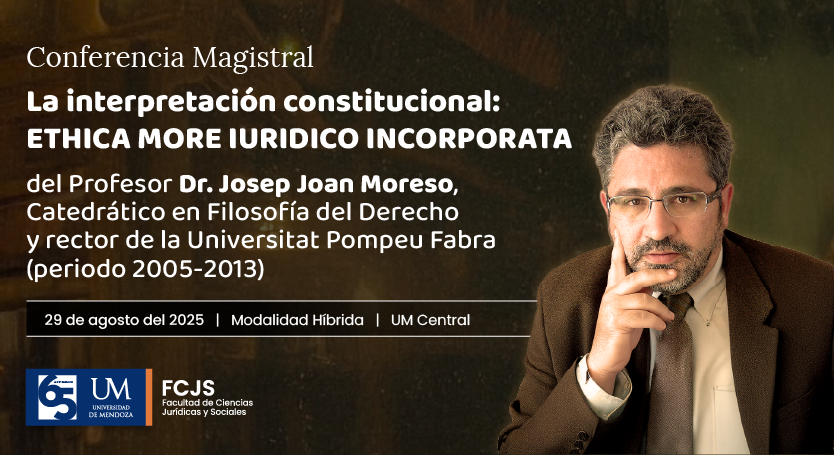 Conferencia magistral sobre interpretación constitucional en la Universidad de Mendoza