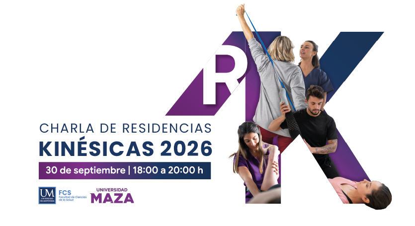 La UM y la Universidad Maza organizan la Charla de Residencias Kinésicas 2026