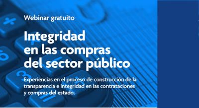 Webinar gratuito: Integridad en las compras del sector público