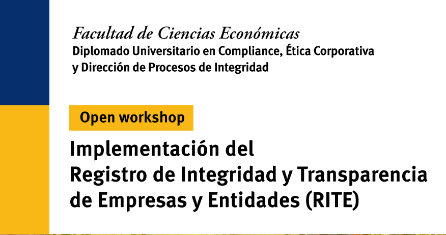 Open Workshop  sobre el Registro de Transparencia e Integridad  de las Empresas y Entidades (R.I.T.E.)