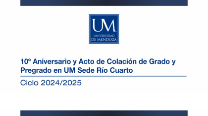 Actos de Colación en el marco del 10º Aniversario de la Sede Río Cuarto