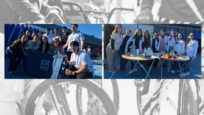 Estudiantes de Nutrición y Kinesiología de la UM participaron del Nacional de BMX