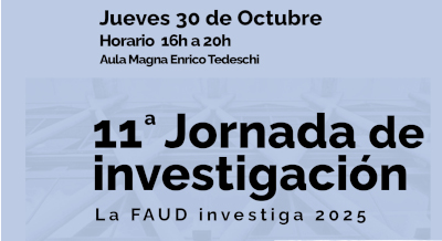 11ª Jornada “La FAUD investiga”: conocimiento en expansión