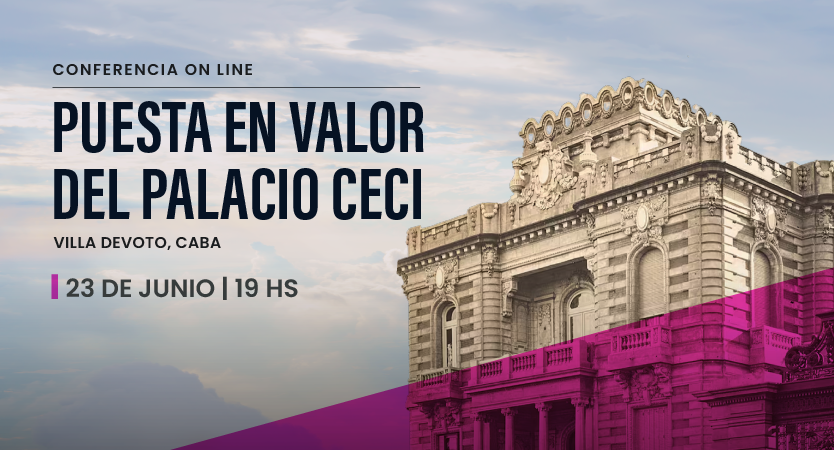 FAUD invita a la conferencia online sobre la puesta en valor del Palacio Ceci