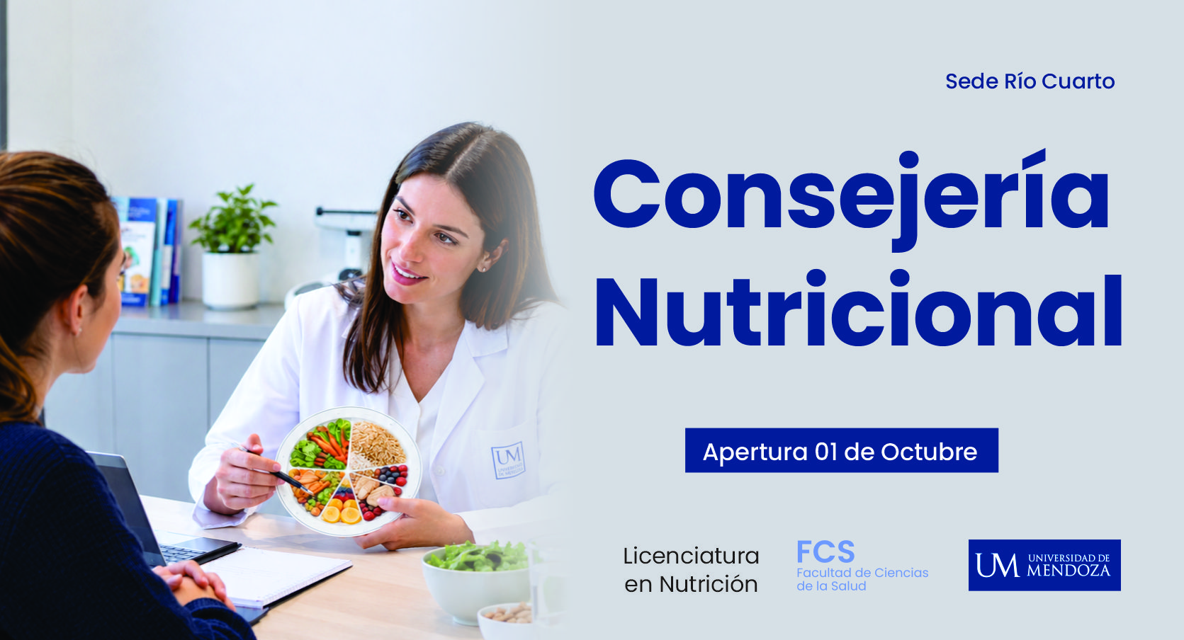 Río Cuarto: Consejería Nutricional gratuita a su comunidad