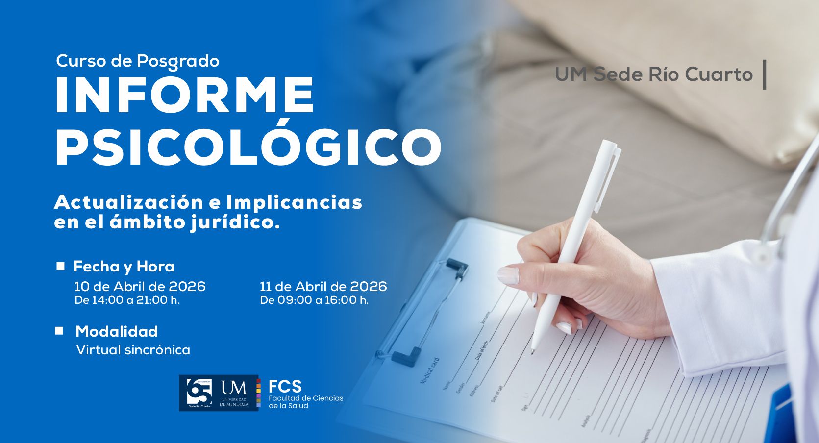 Actualización en Informe Psicológico y Ámbito Jurídico
