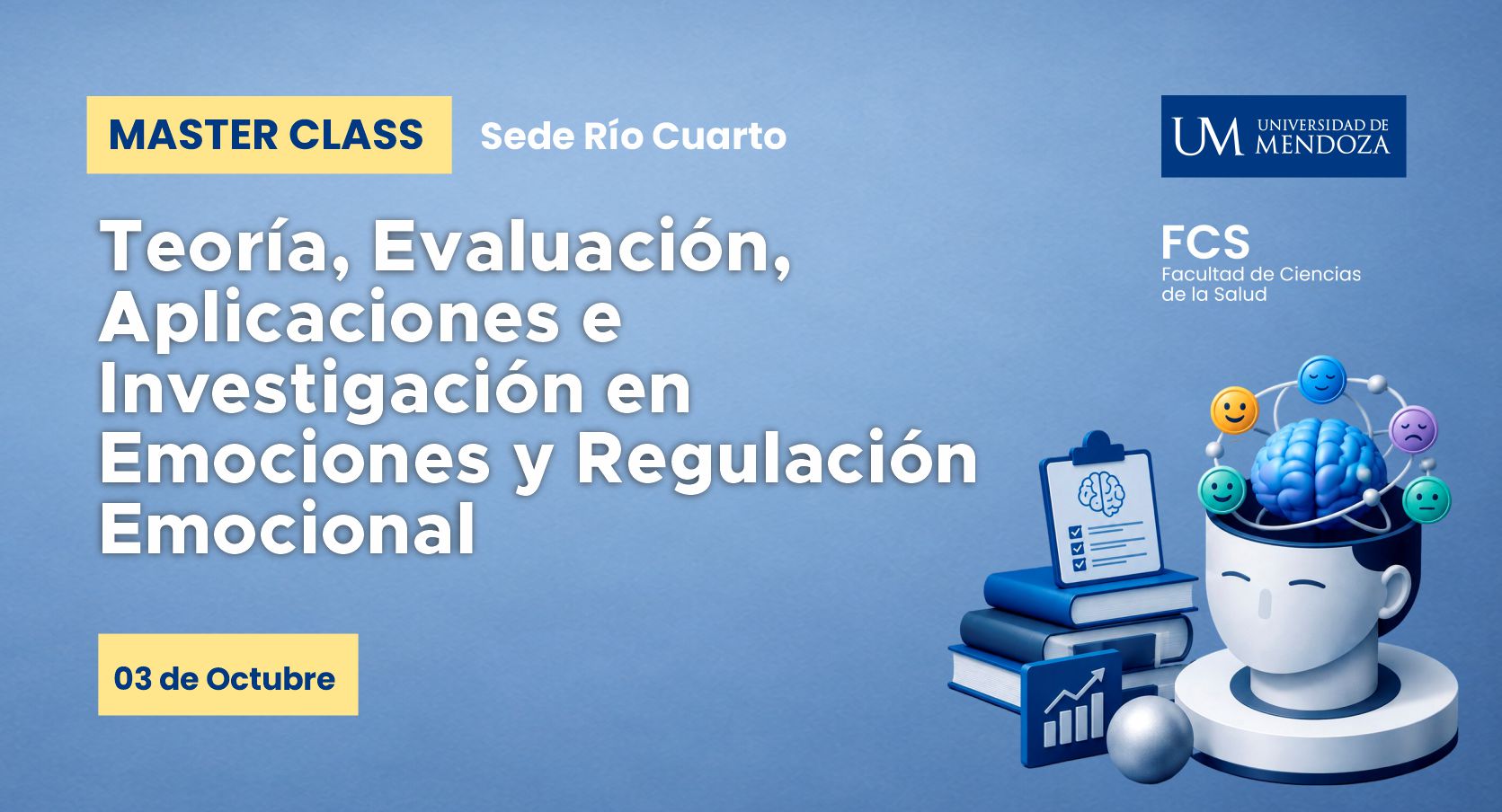 Master Class sobre emociones y regulación emocional