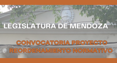 Convocatoria Proyecto de Reordenamiento Normativo